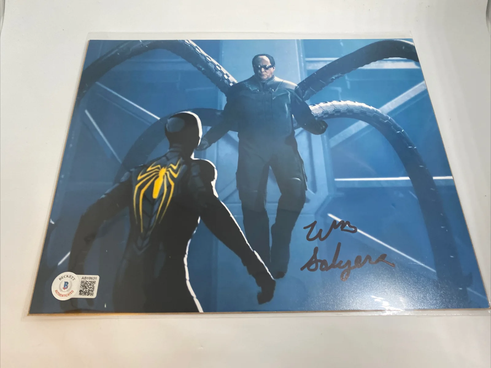 William Salyers — William Salyers Autographed Signed Spider-Man Doc Ock 8x10 Photo Beckett COA