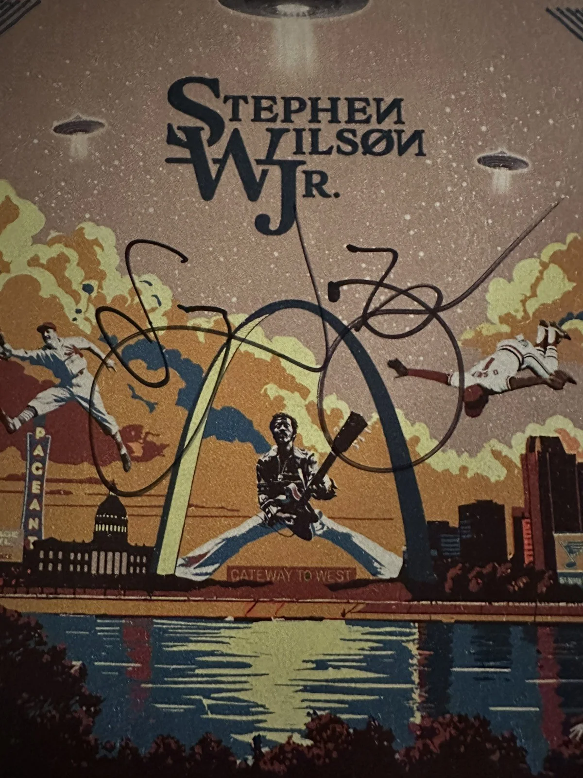 Stephen Wilson Jr. Signed Gary The Torch Tour Poster St. Louis The Pageant 2026, image 2