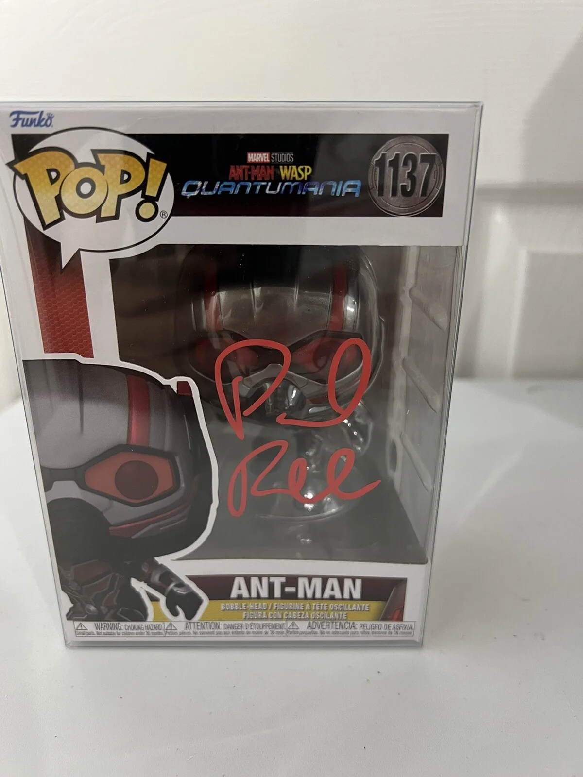 Paul Rudd — Paul Rudd Signed Ant-Man Funko 1137 Quantumania Authentic Autograph Coa Pro Cert, image 5