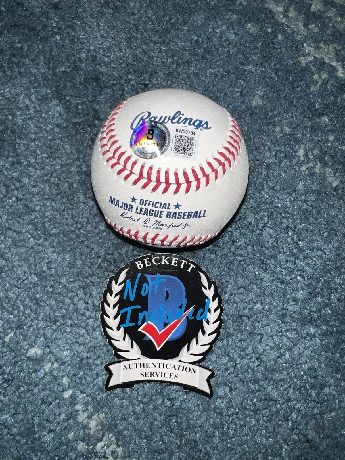 Dolph Lundgren Signed Official Major League Baseball Rocky Ivan Drago Beckett, изображение 2