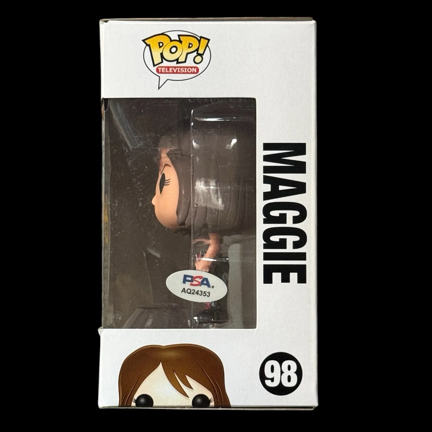 Lauren Cohan Signed Maggie Funko Pop #98 PSA/DNA COA Autograph The Walking Dead, image 2