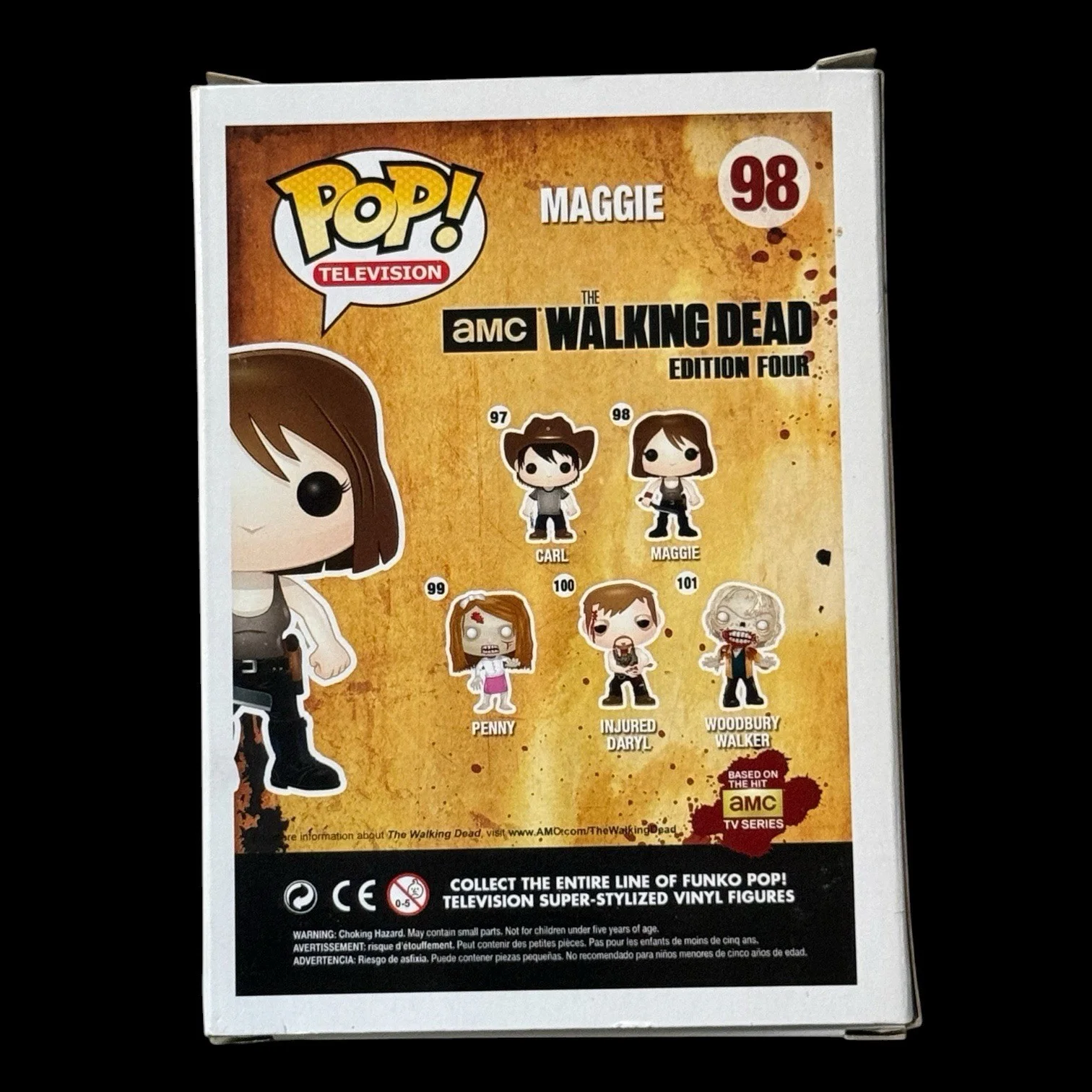 Lauren Cohan Signed Maggie Funko Pop #98 PSA/DNA COA Autograph The Walking Dead, image 3