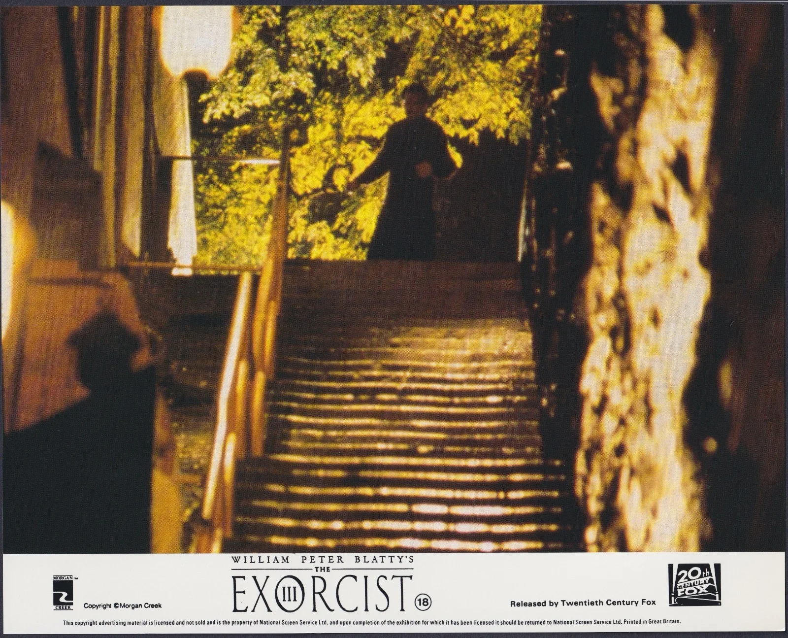 The Exorcist III 7x Original UK FOH Lobby Cards George C. Scott 1990, изображение 3