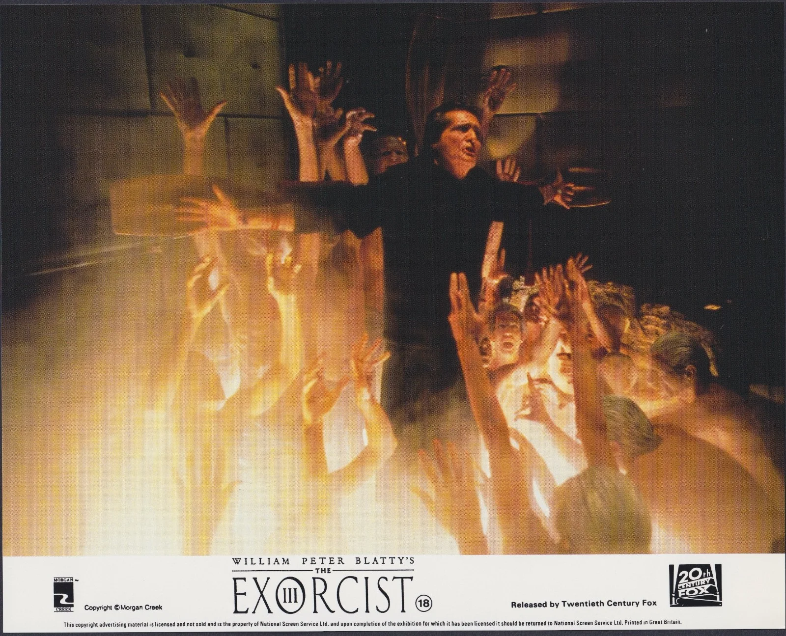The Exorcist III 7x Original UK FOH Lobby Cards George C. Scott 1990, изображение 4