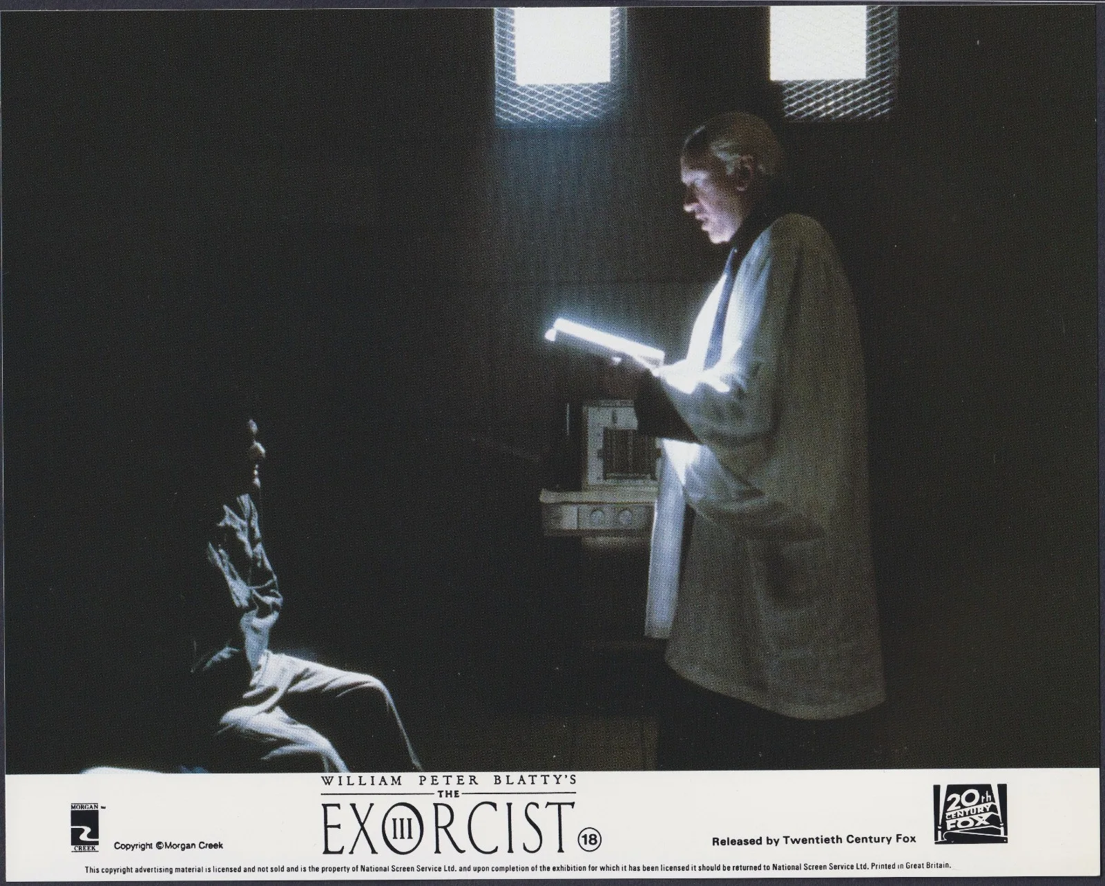 The Exorcist III 7x Original UK FOH Lobby Cards George C. Scott 1990, изображение 5