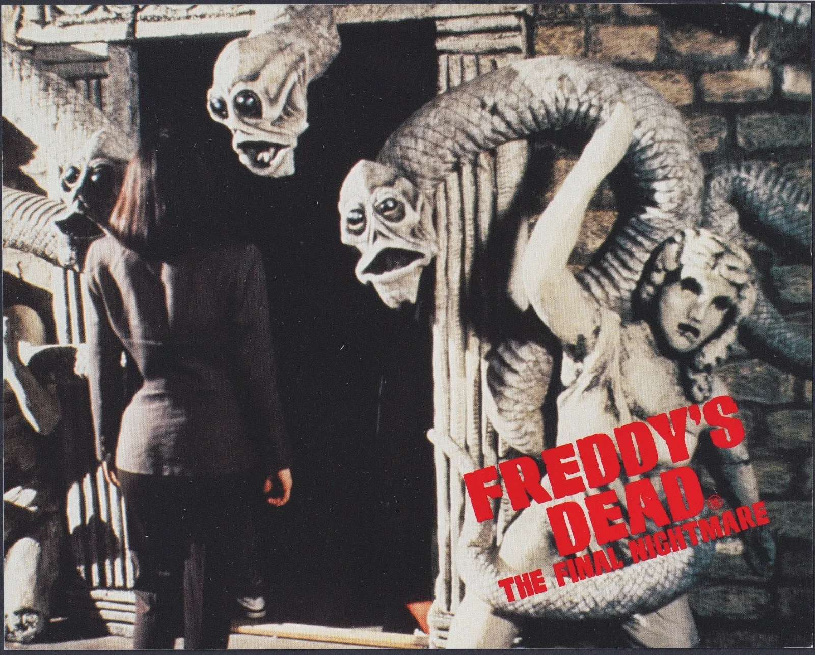 Freddys Dead: The Final Nightmare 4x Original UK FOH Lobby Cards Elm Street 1991, изображение 3