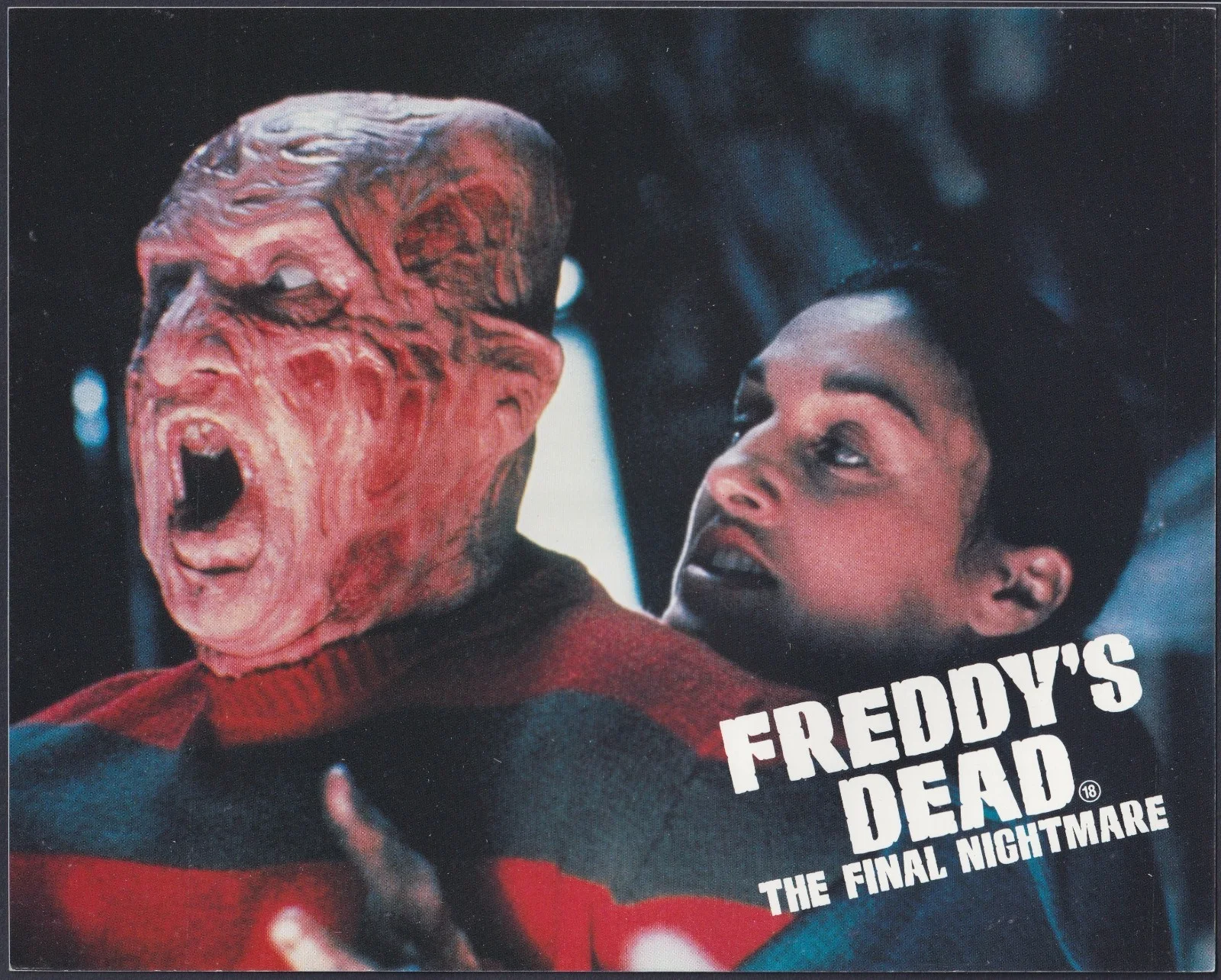 Freddys Dead: The Final Nightmare 4x Original UK FOH Lobby Cards Elm Street 1991, изображение 4