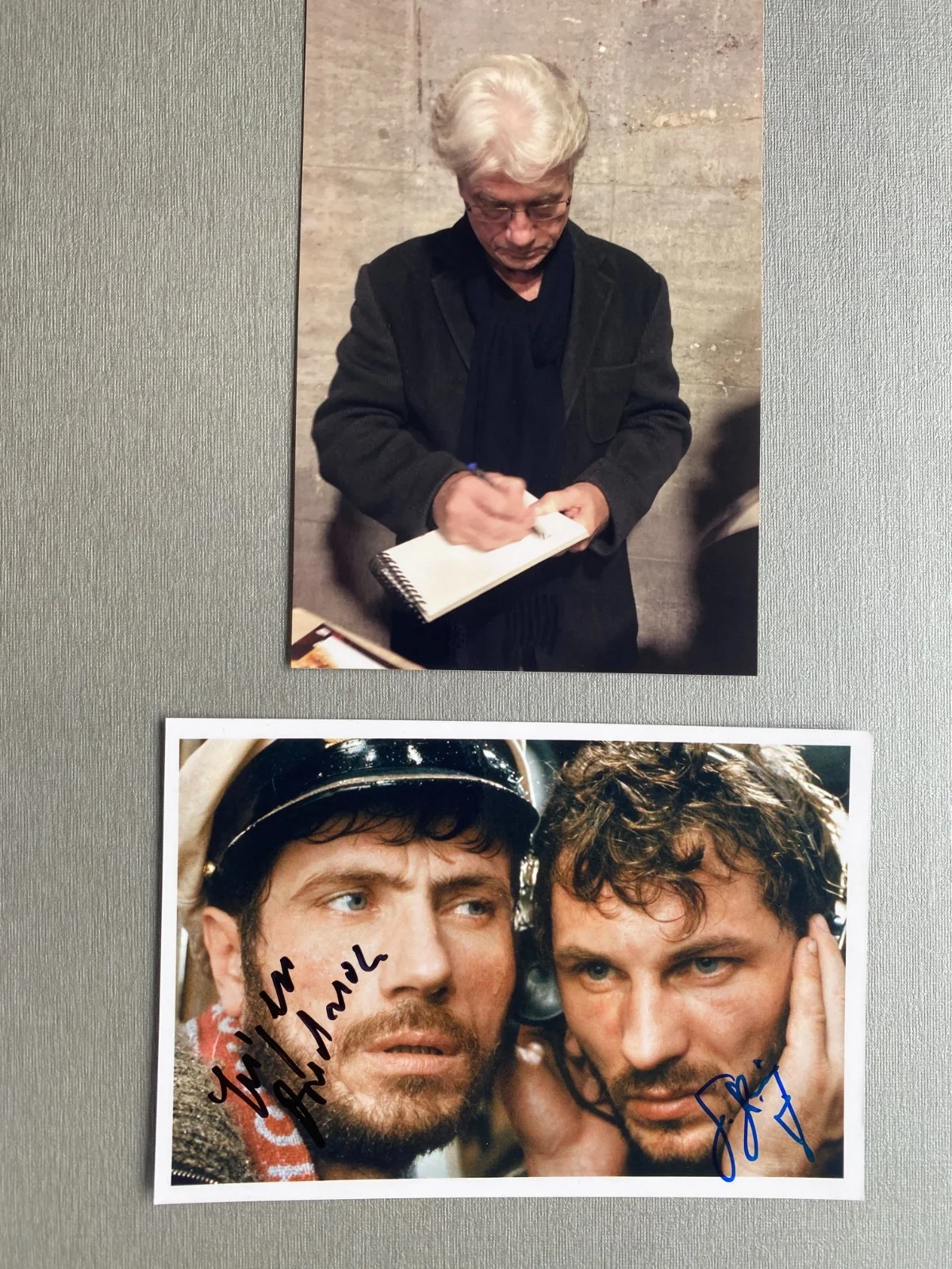 Jürgen Prochnow & Heinz Hönig — JÜRGEN PROCHNOW & HEINZ HÖNIG 'Das Boot' in-person signed autograph 4x6 Photo