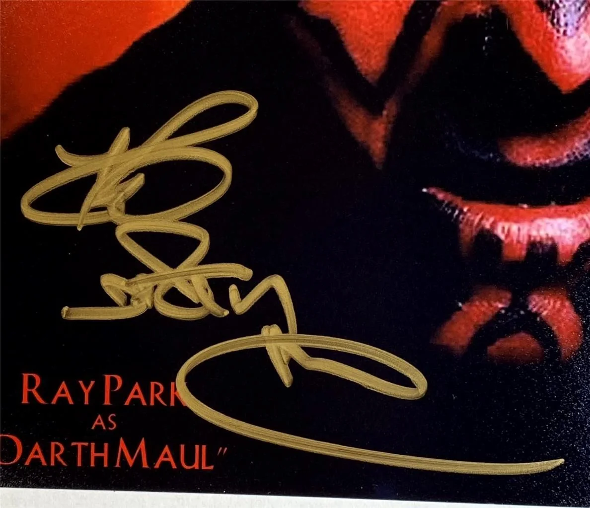 Ray Park signed Darth Maul 8x10 photo Star Wars Phantom Menace auto Beckett BAS, изображение 3
