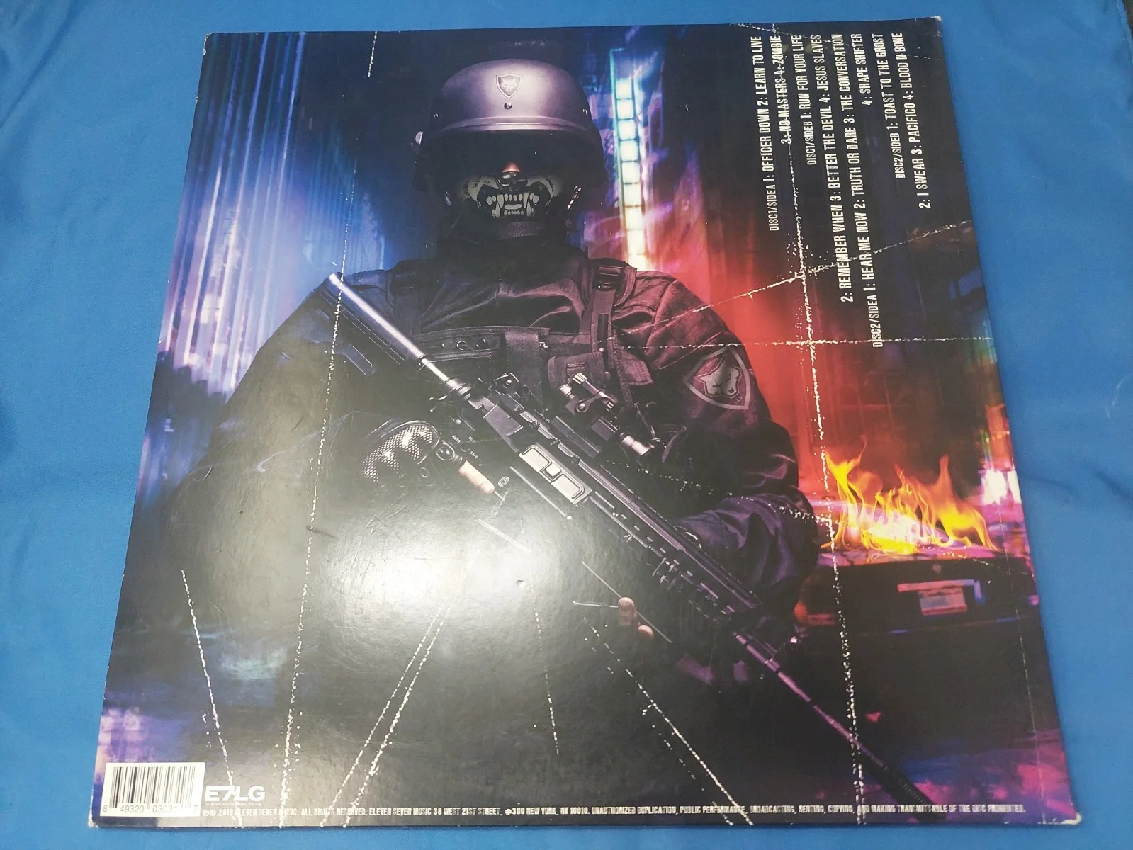 BAD WOLVES AUTOGRAPHED ALBUM DISOBEY LP, image 2