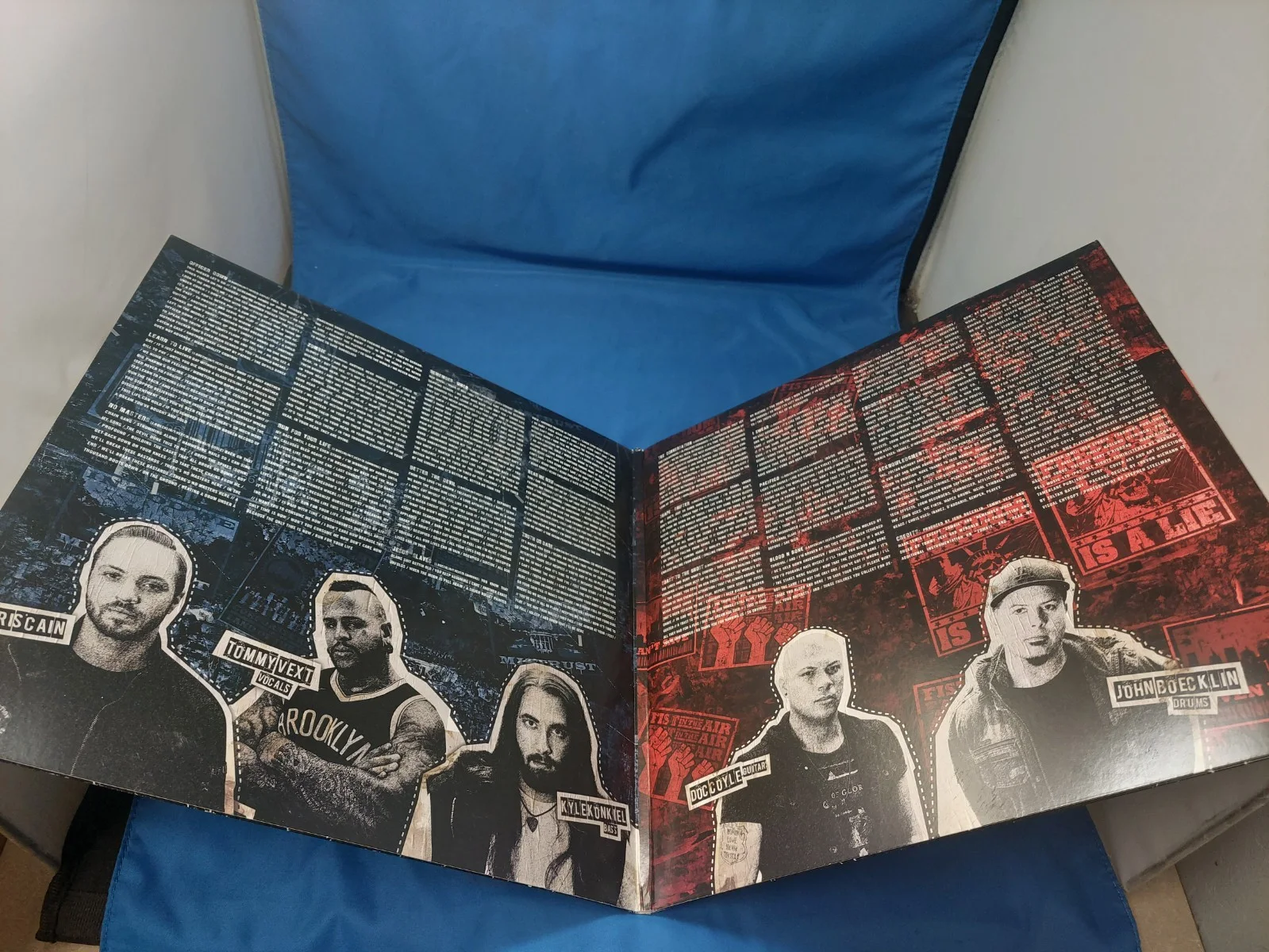 BAD WOLVES AUTOGRAPHED ALBUM DISOBEY LP, image 3