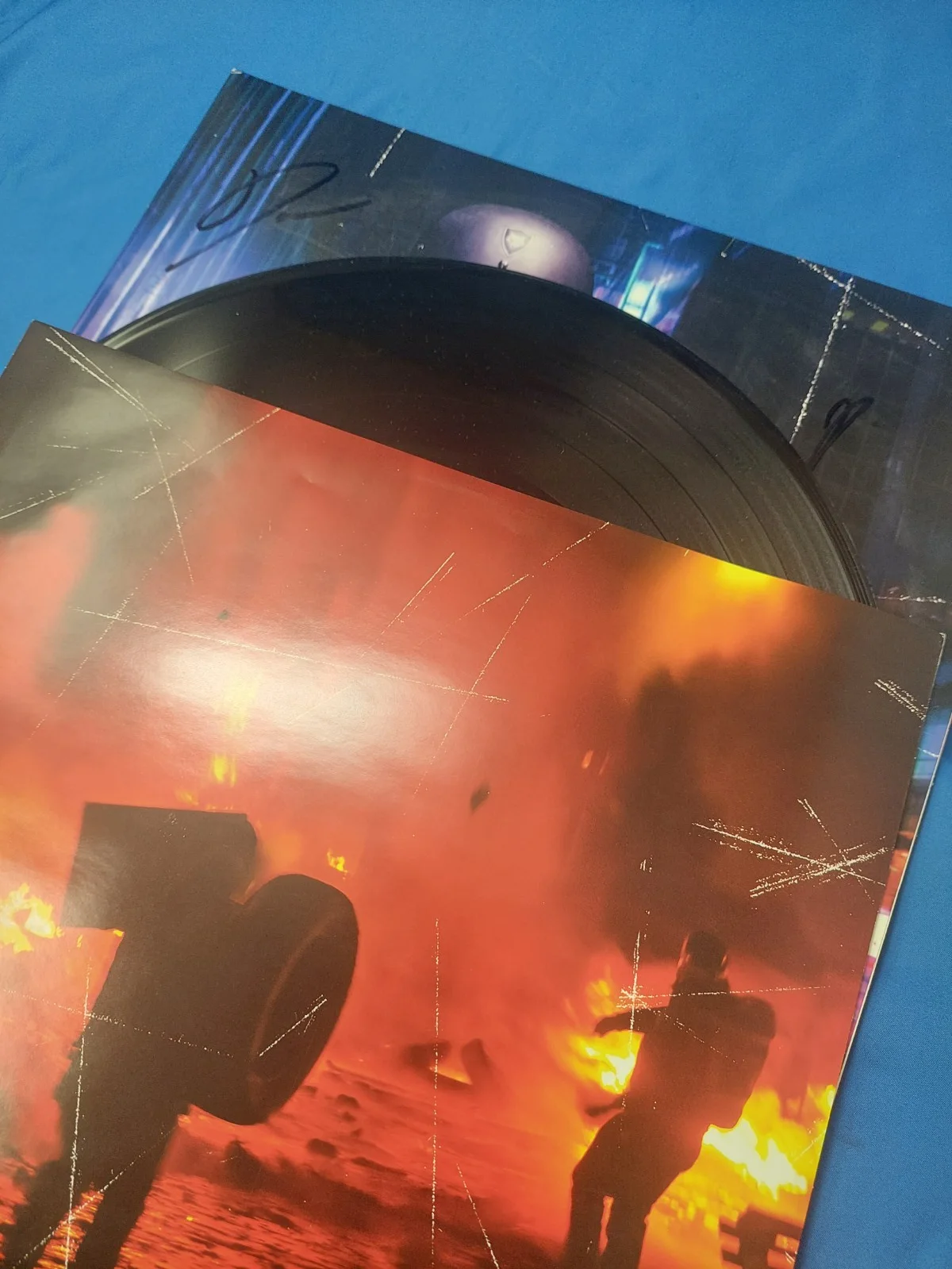 BAD WOLVES AUTOGRAPHED ALBUM DISOBEY LP, image 5
