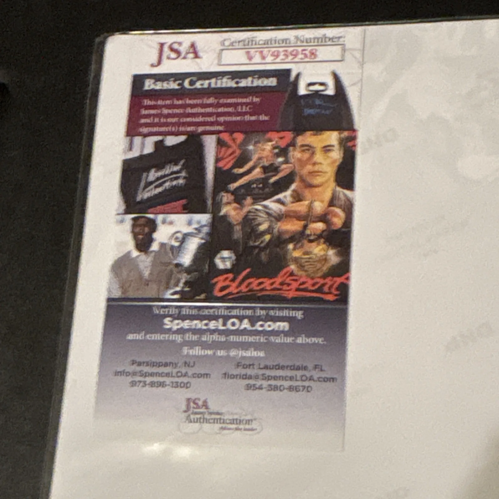 Steve-O — Steve-O Bloodsport Original Autographed Photo JSA Certified, image 2