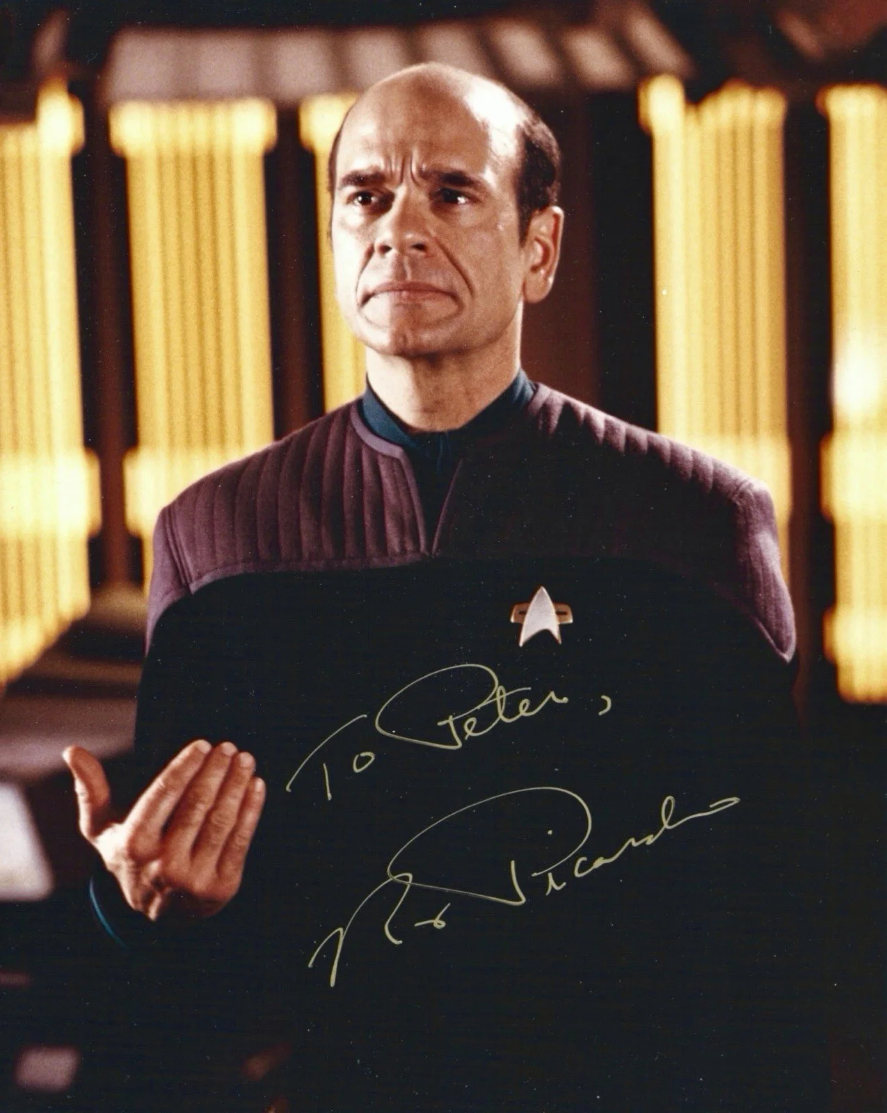 Robert Picardo — Robert Picardo The Doctor Signed 8x10 Photo Star Trek Voyager