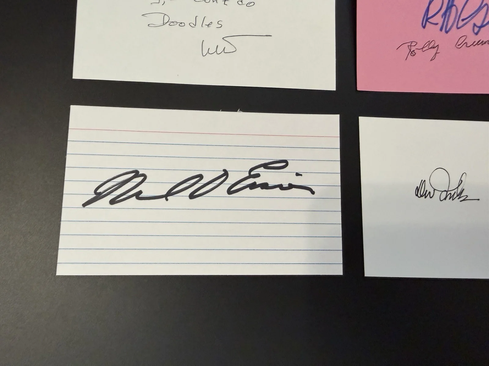 Disney Autograph Lot Rolly Crump Bob Gurr Donald Iwerks Eisner Autographs, изображение 5