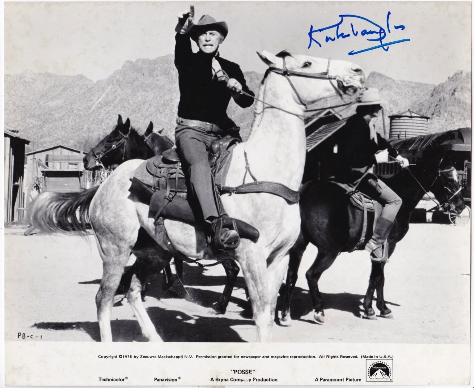 Kirk Douglas — Kirk Douglas Signed Warner Brothers Film Contract “Top Secret Affair” 1956, image 3