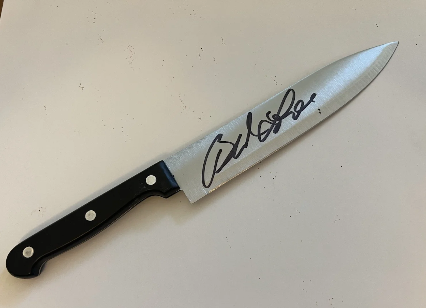 Brad Loree — Brad Loree signed real butcher knife Halloween Michael Myers BECKETT COA Bam Box