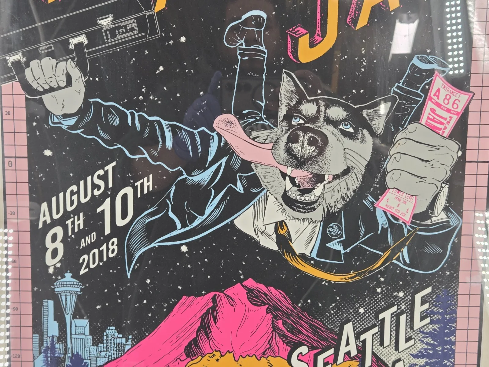 Pearl Jam original Seattle Home Shows 2018 Poster 24X18, image 3