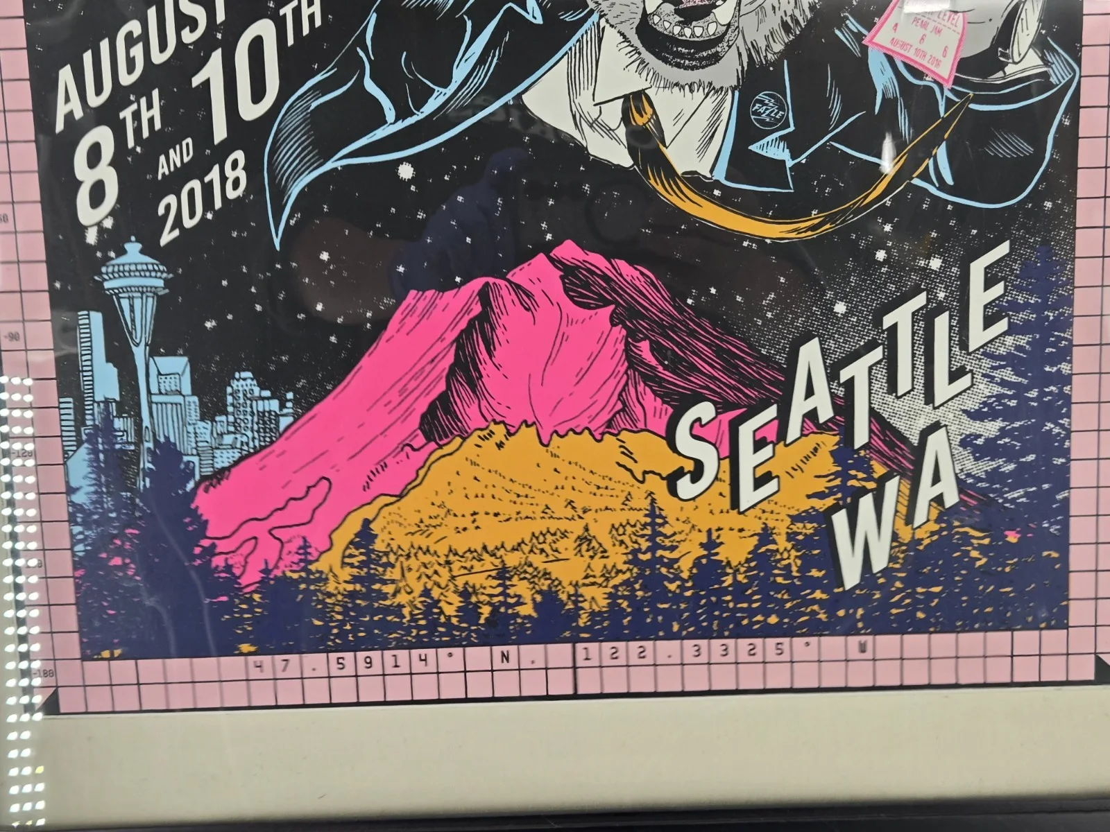 Pearl Jam original Seattle Home Shows 2018 Poster 24X18, image 4
