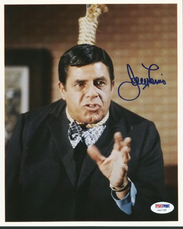 Jerry Lewis — Jerry Lewis Signed Authentic 8X10 Photo Autographed PSA/DNA #U65788