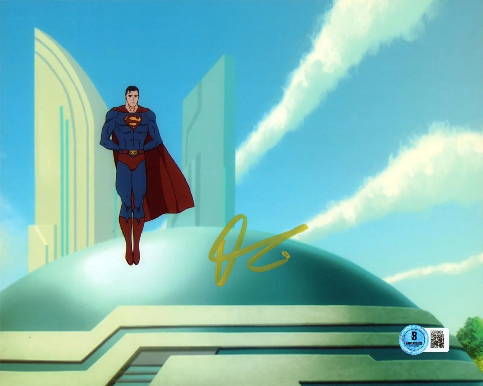 Darren Criss — Darren Criss Superman: Man of Tomorrow Authentic Signed 8x10 Photo BAS #BS78081