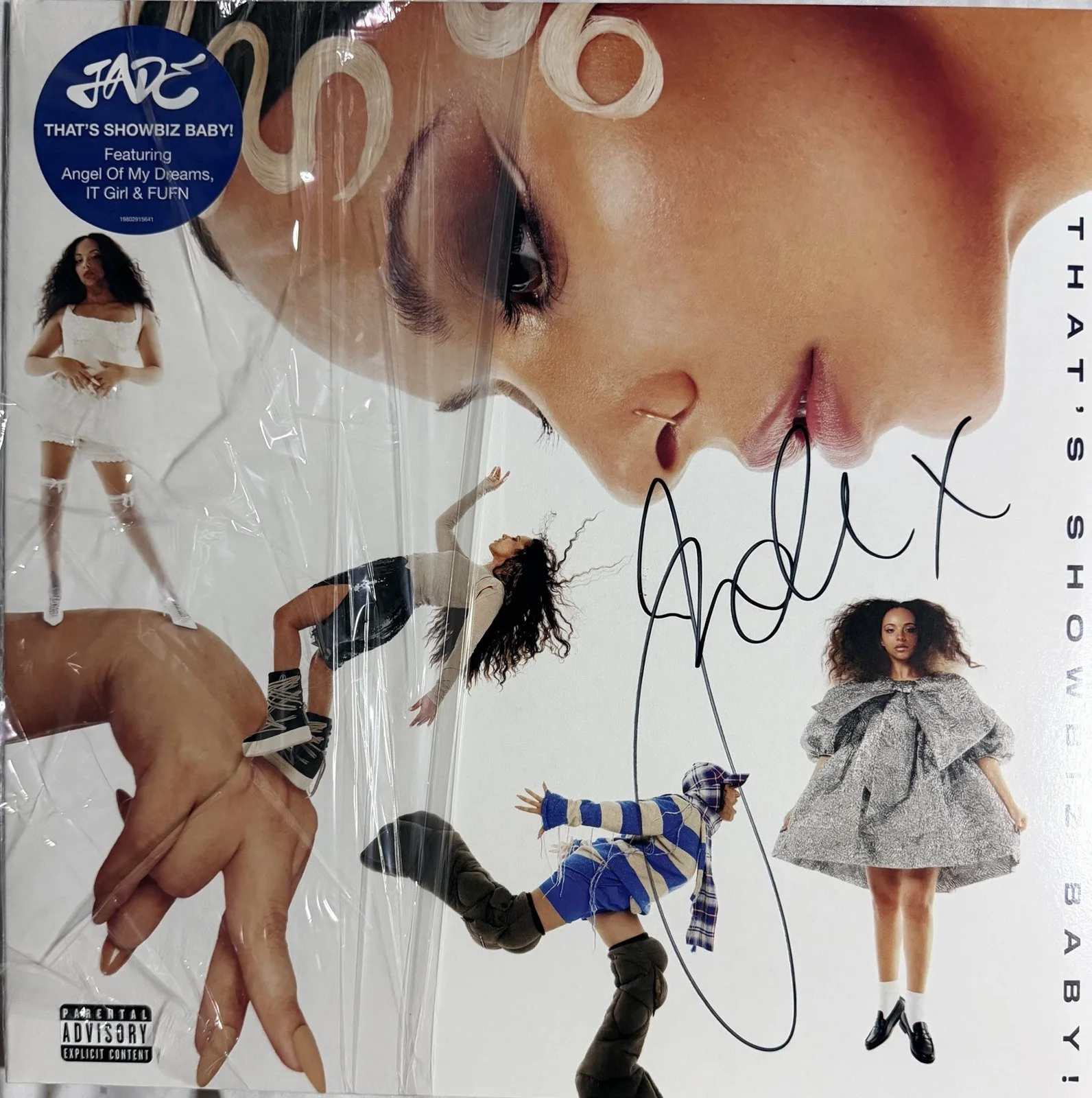 That Showbiz Baby Vinyl Signed by Jade Proof Autographed, image 2