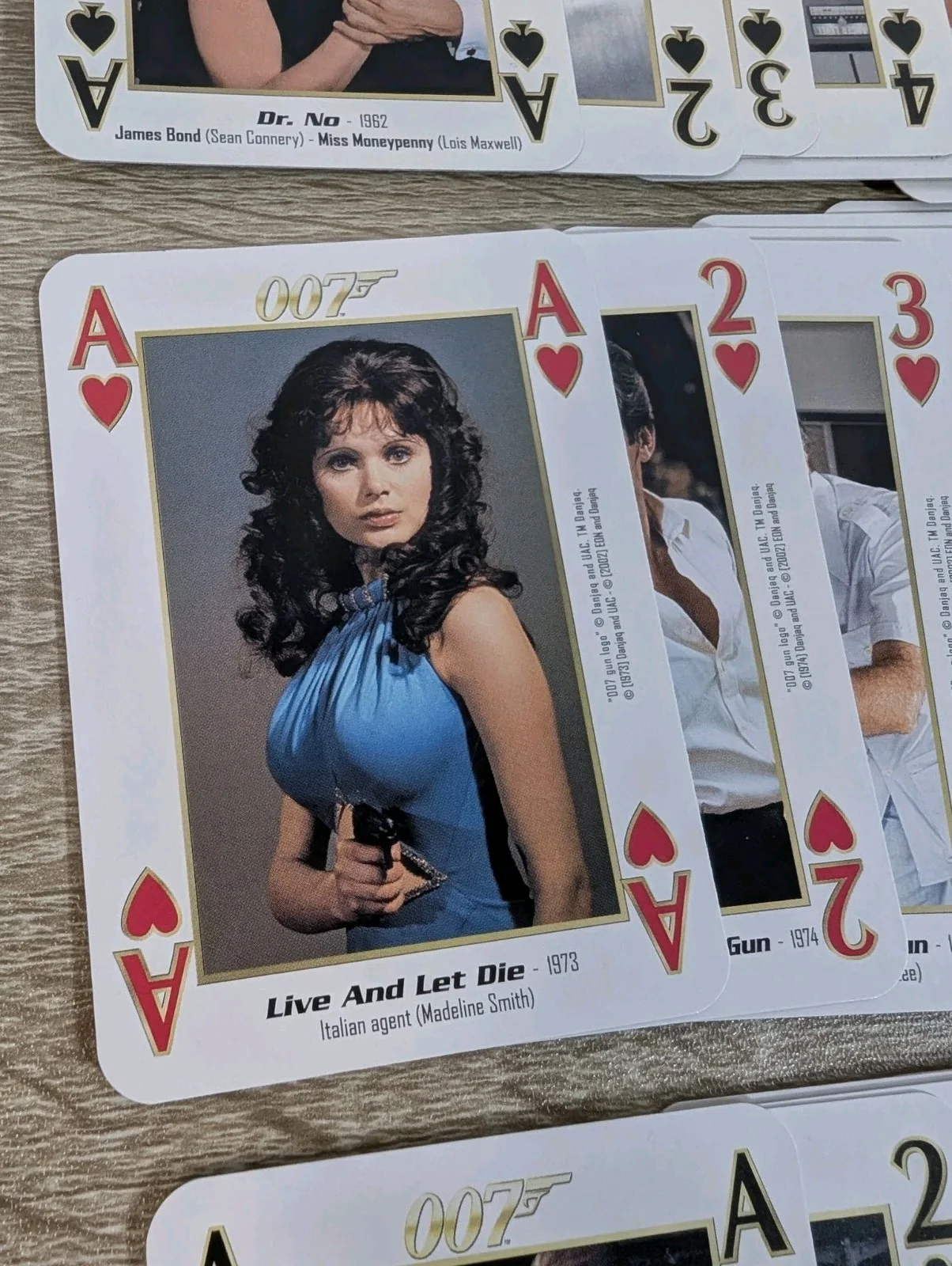 James Bond 007 Movie Playing Cards Carta Mundi Films 1-10, изображение 3