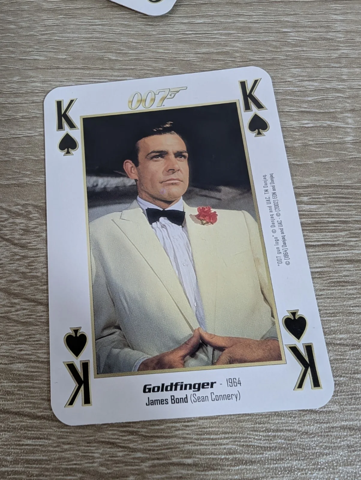 James Bond 007 Movie Playing Cards Carta Mundi Films 1-10, изображение 4