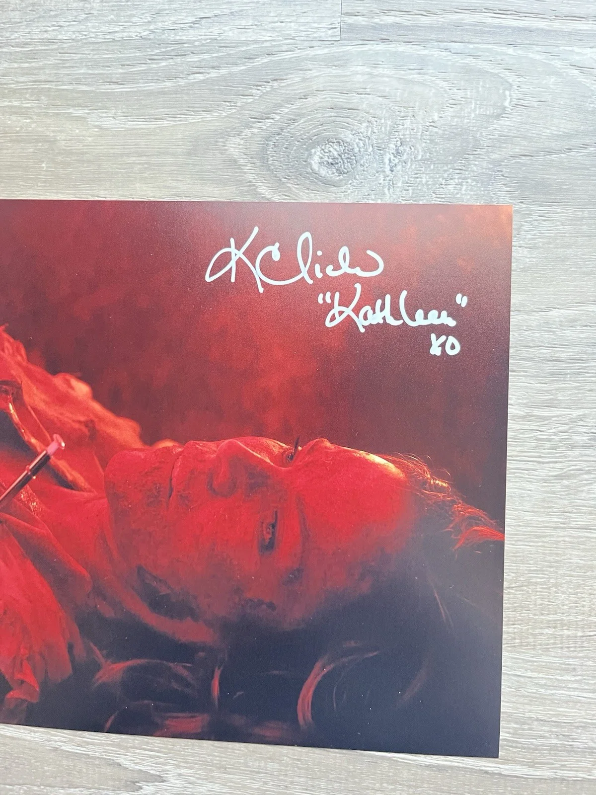 Karen Cliche — Karen Cliche Signed Thanksgiving 8x10 Photo JSA COA Horror Autograph, image 3