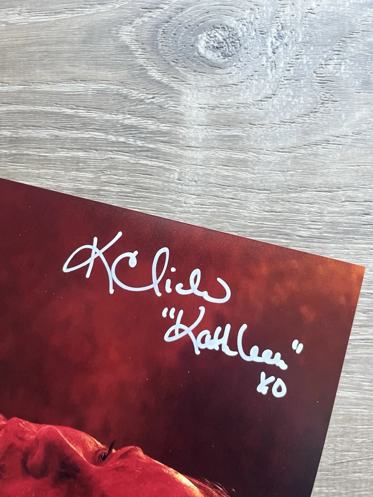 Karen Cliche — Karen Cliche Signed Thanksgiving 8x10 Photo JSA COA Horror Autograph, image 4
