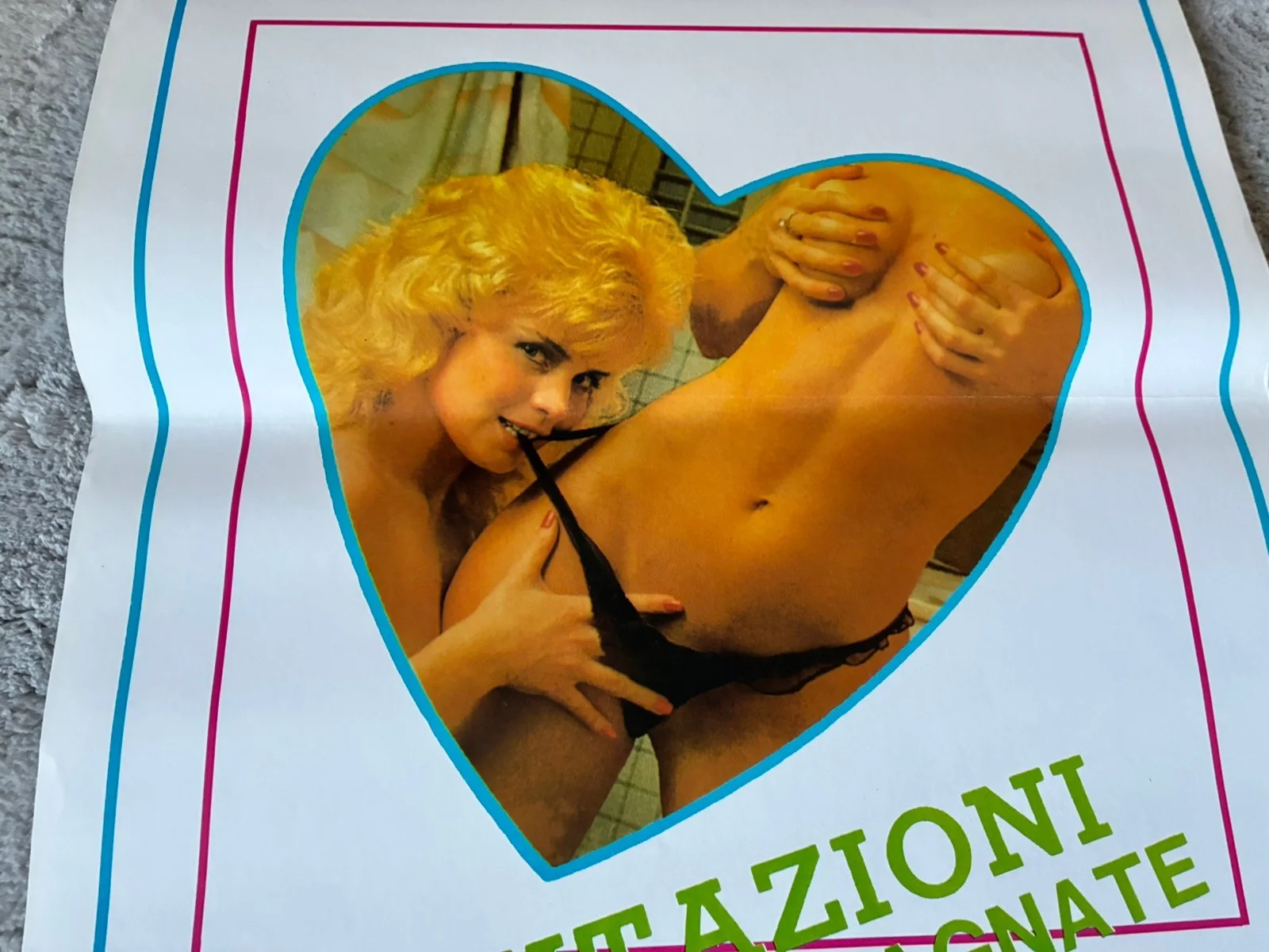 Original Vintage Italian Film Poster - WET COLLECTIVE EXCITATIONS, изображение 5