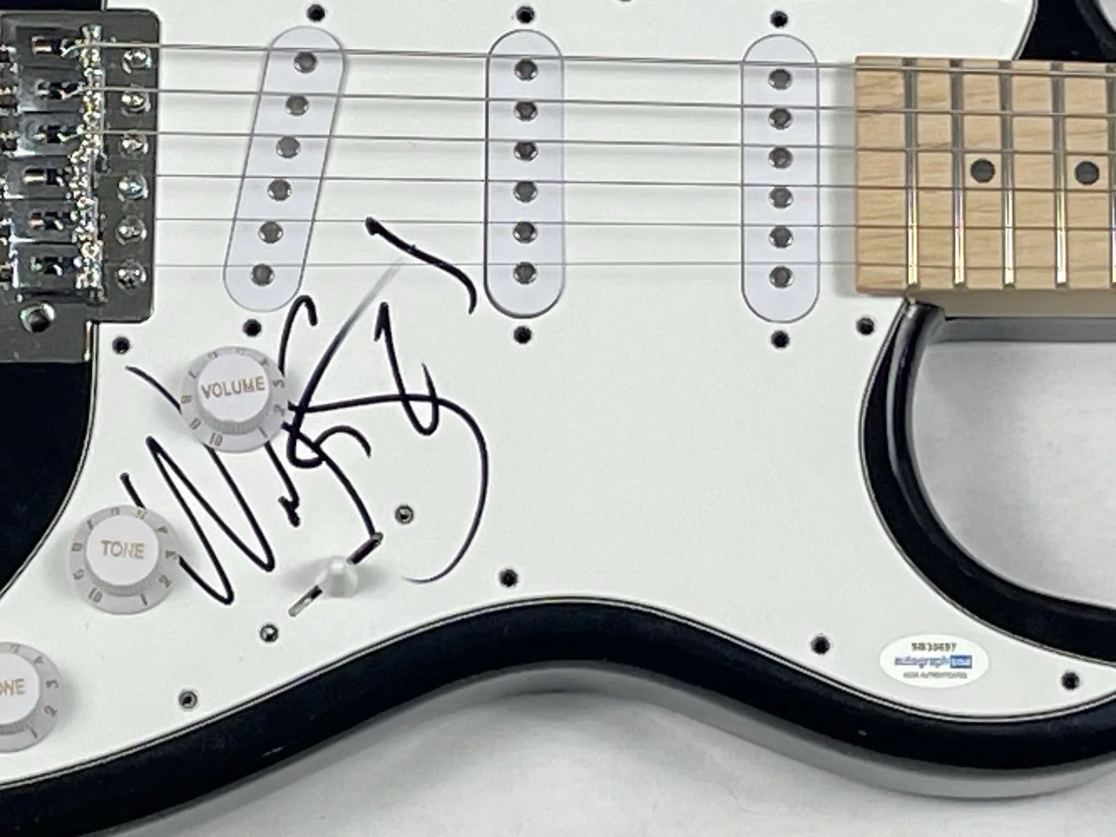 Puddle of Mudd Wes Scantlin Signed Autograph Electric Guitar Band Singer ACOA, изображение 5