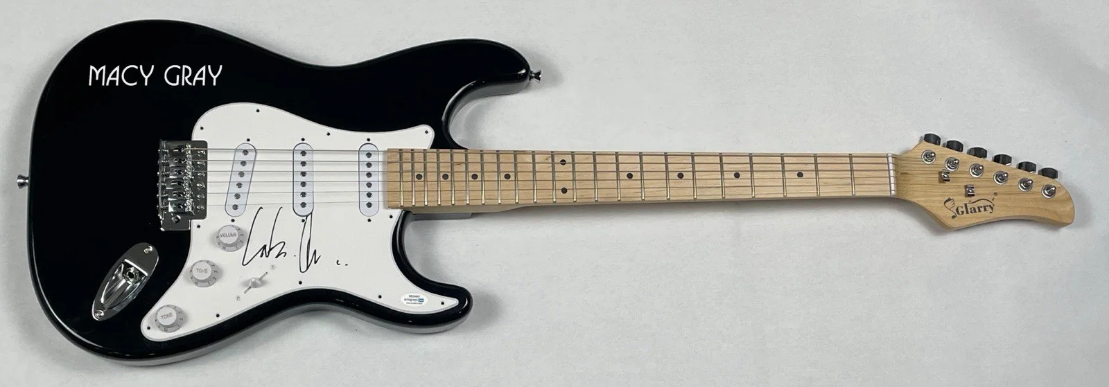 Macy Gray Signed Autograph Electric Guitar On How Life Is Singer I Try ACOA COA, изображение 3