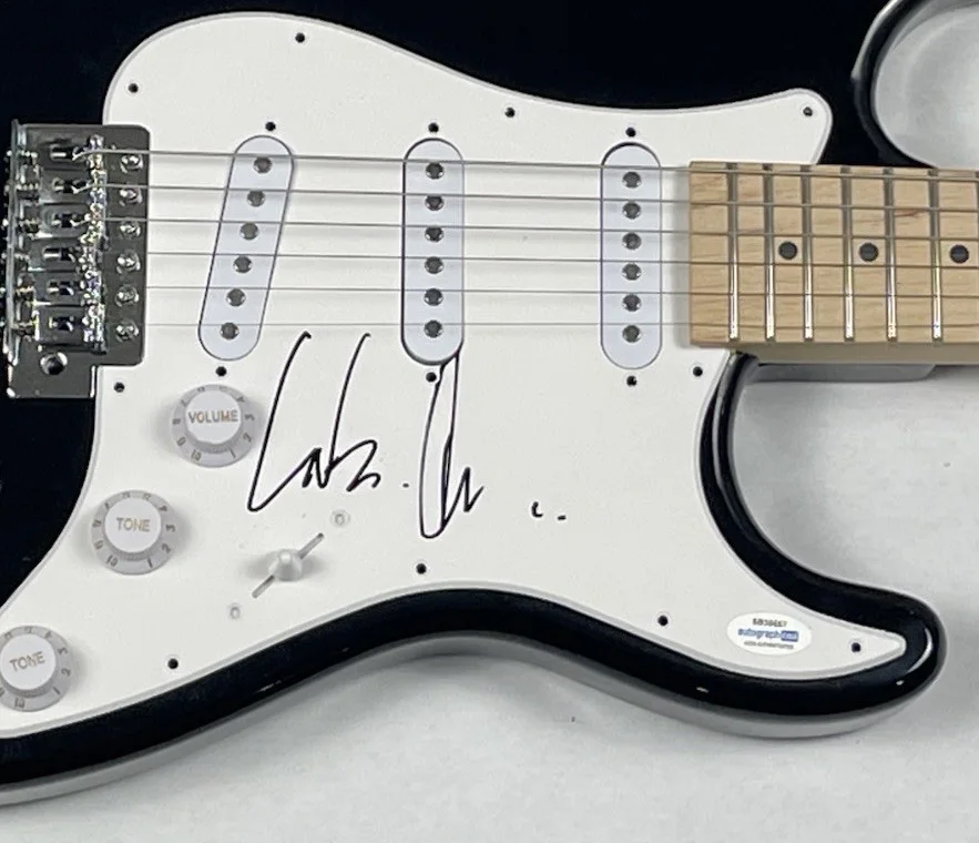 Macy Gray Signed Autograph Electric Guitar On How Life Is Singer I Try ACOA COA, изображение 4