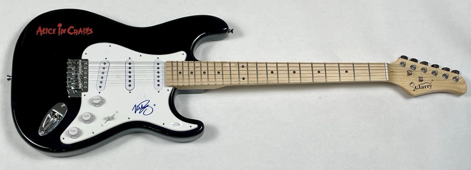 Mike Inez Alice In Chains Signed Autograph Electric Guitar Ozzy Guitarist ACOA, image 2