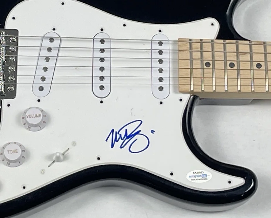 Mike Inez Alice In Chains Signed Autograph Electric Guitar Ozzy Guitarist ACOA, image 3