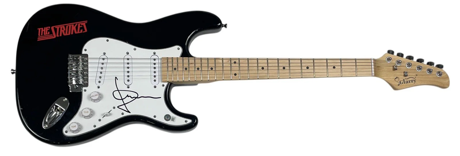 Julian Casablancas THE STROKES Signed Autograph Electric Guitar Beckett COA, image 2