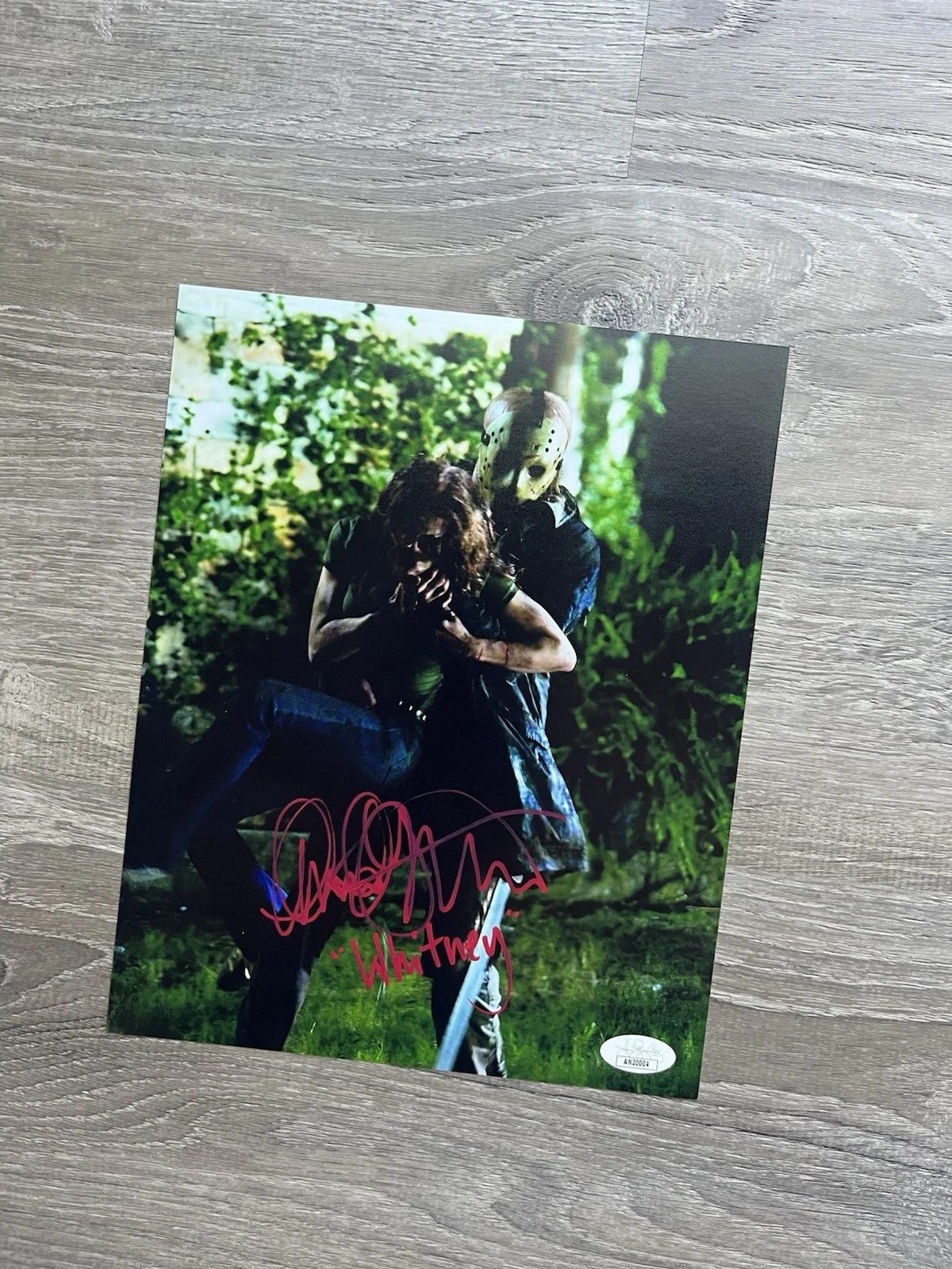 Amanda Righetti Signed Friday The 13th 8x10 Photo JSA COA Whitney Horror Auto, изображение 5