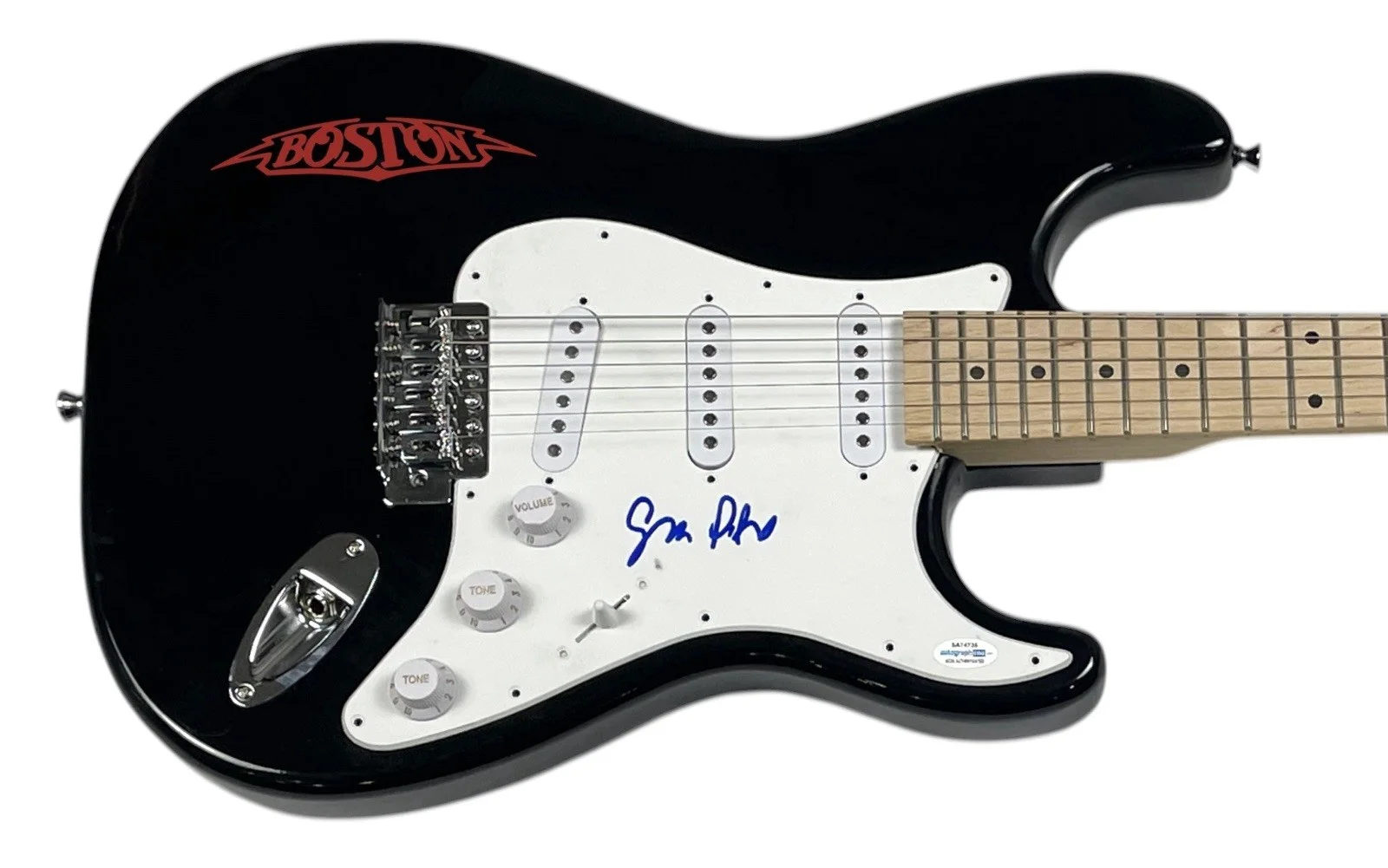 Gary Pihl Boston Band Signed Autograph Electric Guitar Third Stage ACOA, image 5
