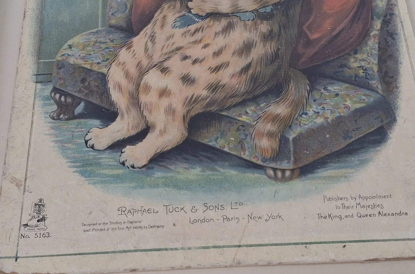 Raphael Tuck & Sons Ltd Artistic Series Reproduction Poster Cats Illustration, изображение 2