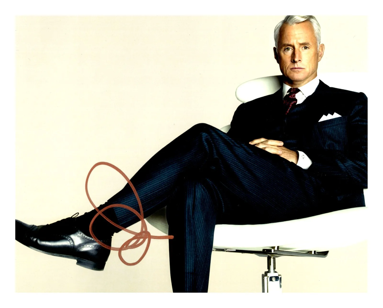 See title — JOHN SLATTERY ACTOR SIGNED AUTHENTIC 'MAD MEN' 8X10 PHOTO w/COA
