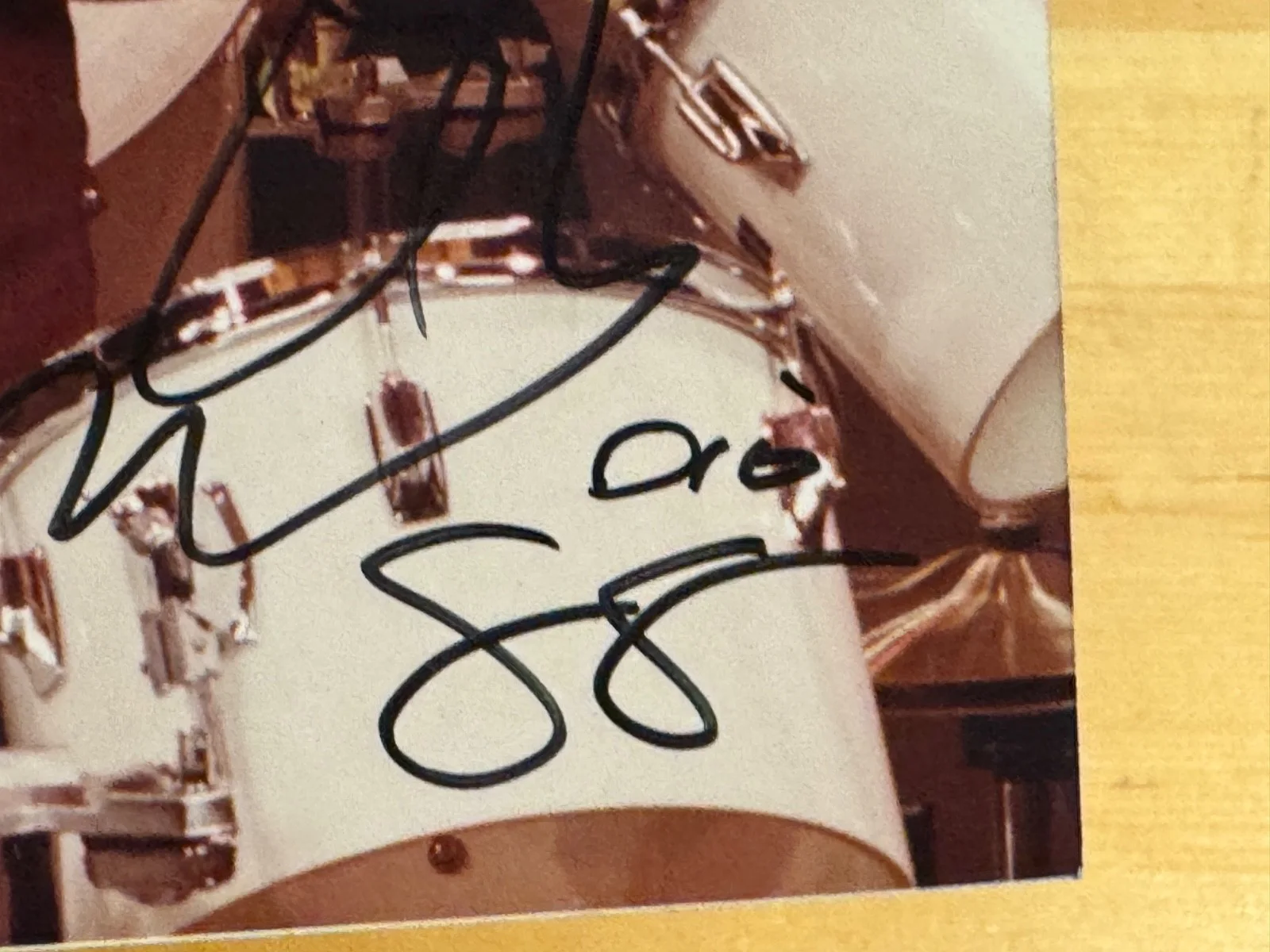 Signed VINNY APPICE 8"x10" Black Sabbath, Dio, image 2
