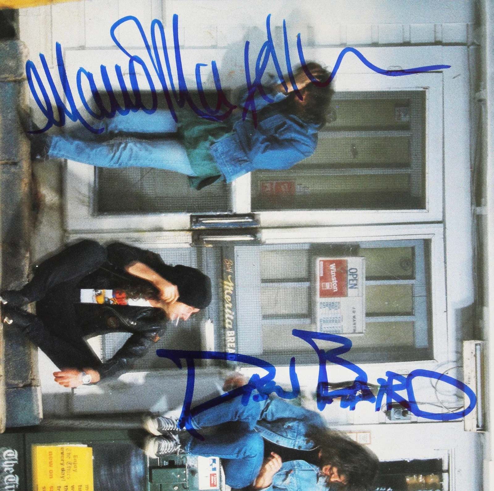 Dan Baird, Mauro Magellan — Dan Baird & Mauro Magellan Signed Open All Night 45 RPM Album Cover BAS #BG79202, изображение 2