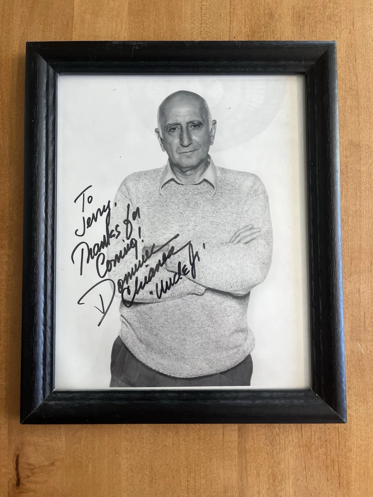 dominic chianese — Dominic CHIANESE Signed Sopranos 8x10 Autograph Photo UNCLE JR Personalized