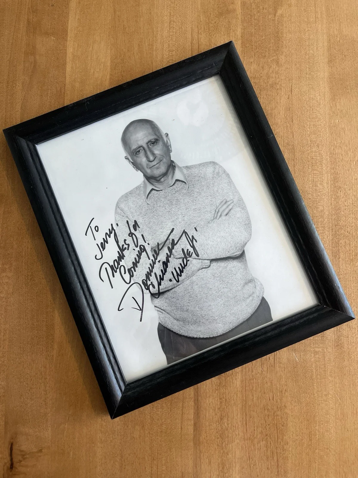 dominic chianese — Dominic CHIANESE Signed Sopranos 8x10 Autograph Photo UNCLE JR Personalized, изображение 3