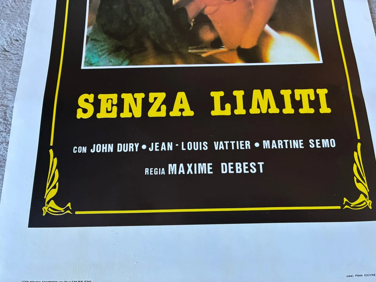 Original Vintage Italian Adult Film Poster - when pleasure is without limits, image 5