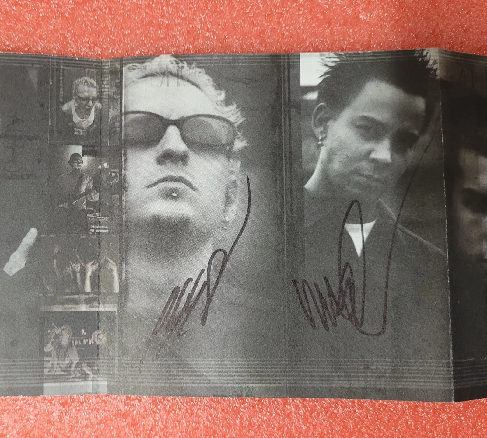 Linkin Park Chester Bennington Whole Band Signed Hybrid Theory Cover Beckett, image 2