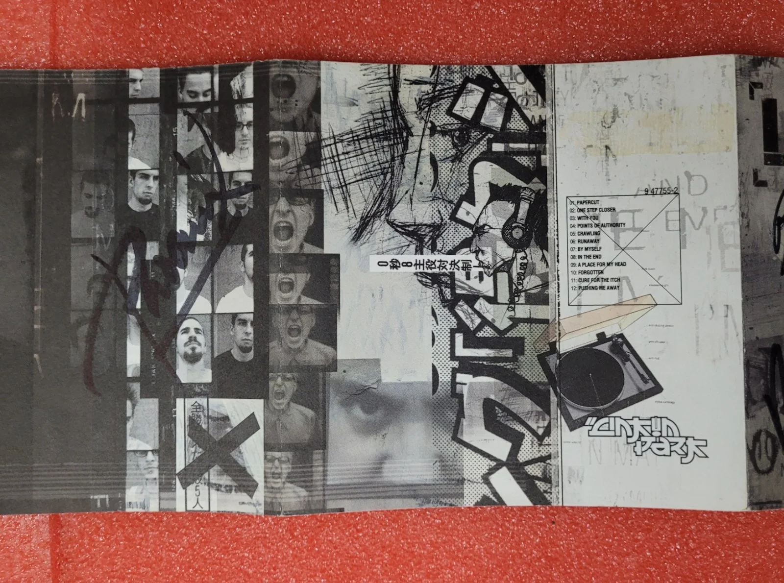 Linkin Park Chester Bennington Whole Band Signed Hybrid Theory Cover Beckett, image 3
