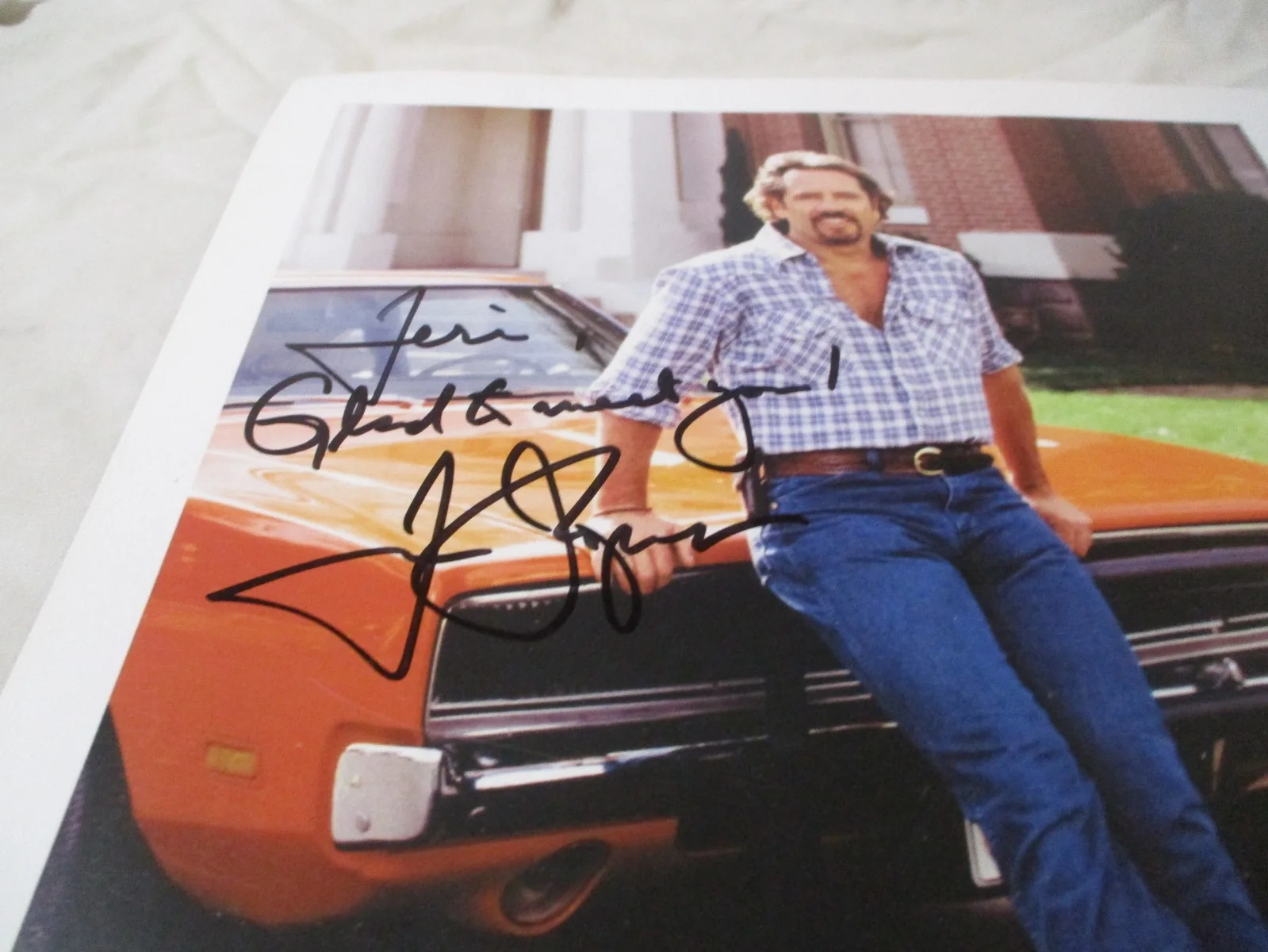 TOM WOPAT AUTOGRAPHED 8X10 PROMO PHOTO, изображение 3