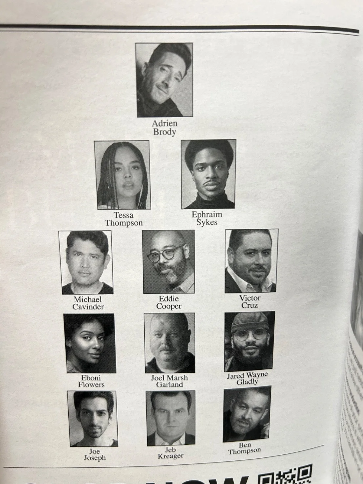 Tessa Thompson — The Fear of 13 signed by Tessa Thompson Broadway Playbill, изображение 2